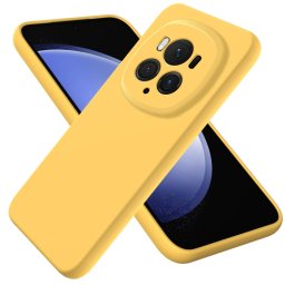 RUBBER Védőtok Honor Magic6 Pro sárga