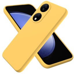 RUBBER Védőburkolat a Honor-hoz 90 Smart 5G sárga