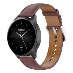 LEATHER Bőrszíj a Xiaomi órához 2 sötétbarna