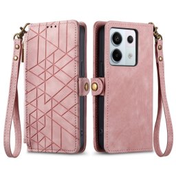 GEOM pénztárca tok Xiaomi Redmi Note 13 Pro rózsaszínhez