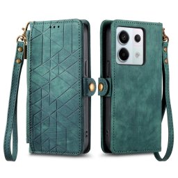 GEOM pénztárca tok Xiaomi Redmi Note 13 Pro-hoz Pro zöld