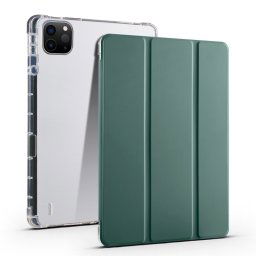 CRYSTAL Flip tok Apple iPad Pro 13 2024 sötétzöld