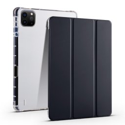 CRYSTAL Flip tok Apple iPad Air 11 2024 fekete