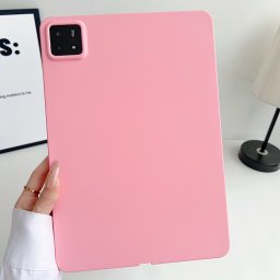 RUBBER Védőburkolat a Xiaomi Pad 6s Pro rózsaszínhez