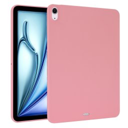 RUBBER Védőburkolat a Apple iPad Air 11 2025 / Air 11 2024-hez világos rózsaszín