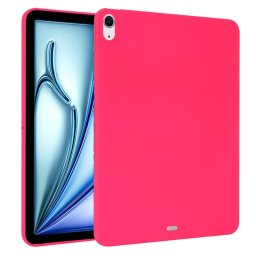 RUBBER Védőburkolat a Apple iPad Air 11 2025 / Air 11 2024-hez sötét rózsaszín
