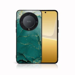 PROTEMIO MY ART Védőburkolat a Honor Magic5 Lite számára GREEN MARBLE (145)