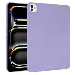 RUBBER Védőburkolat a Apple iPad Pro 13 2024 lila színhez