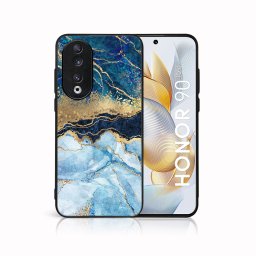 PROTEMIO MY ART Védőburkolat a Honor-hoz 90 5G BLUE MARBLE (141)