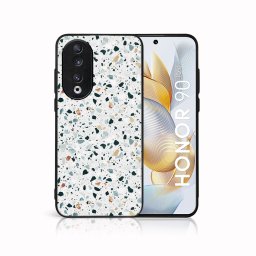 PROTEMIO MY ART Védőburkolat: Honor 90 5G GREY TERRAZZO (163)