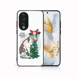PROTEMIO MY ART Karácsonyi kivitelű borító Honor 90 5G VIDÁM CHRISTMAS (074)