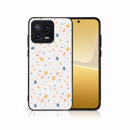 PROTEMIO MY ART Védőburkolat a Xiaomi-hoz 13 ORANGE TERRAZZO (165)
