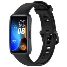 SILICONE Cserélhető szíj a Huawei Band 10 / Band 9-hez fekete