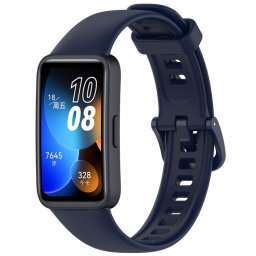 SILICONE Cserélhető szíj a Huawei Band 10 / Band 9 sötétkékhez