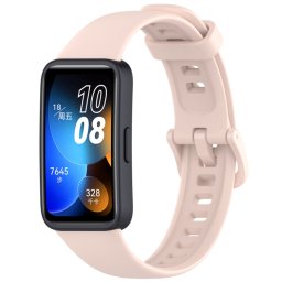 SILICONE Cserélhető szíj a Huawei Band 10 / Band 9-hez világos rózsaszín