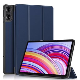 LEATHER Csuklós burkolat a Xiaomi Redmi Pad Pro-hoz / Pad-hoz 5G-hoz kék