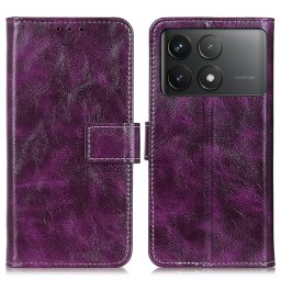RETRO Pénztárcahuzat Xiaomi Poco F6 Pro lila