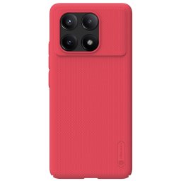 NILLKIN FROSTED Védőburkolat Xiaomi Poco X6-hoz Pro 5G piros