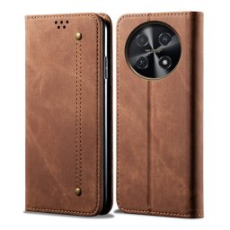 DENIM pénztárcahuzat Huawei Nova 12i barna színhez