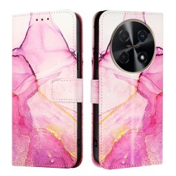 ART MARBLE Pénztárcahuzat Huawei Nova 12i PINK-hoz