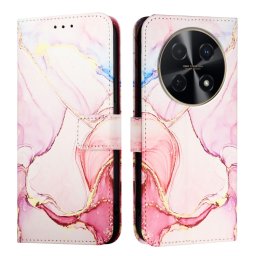 ART MARBLE Pénztárcahuzat Huawei Nova 12i ROSE GOLD-hoz