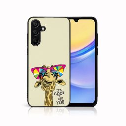 PROTEMIO MY ART Védőburkolat a Samsung Galaxy A15-höz GIRAFFE (180)