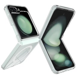 TRANSPARENT MAGSAFE Fedél a Samsung Galaxy Z Flip7 FE 5G / Flip6 5G átlátszó