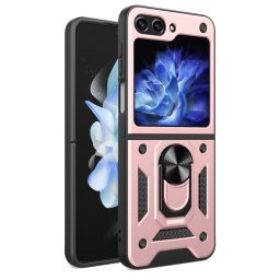 RING Fedél tartóval a Samsung Galaxy Z Flip7 FE 5G / Flip6 5G rózsaszín