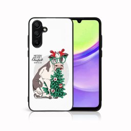 PROTEMIO MY ART Karácsonyi dizájnú borító Samsung Galaxy A25 5G VIDÁM CHRISTMAS (074)