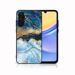 PROTEMIO MY ART Védőburkolat a Samsung Galaxy A15-höz BLUE MARBLE (141)