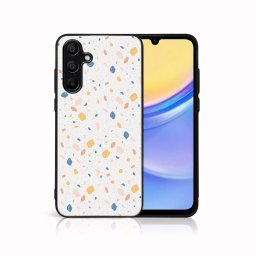 PROTEMIO MY ART Védőburkolat a Samsung Galaxy A15 ORANGE TERRAZZO (165) készülékhez