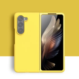 RUBBER Védőburkolat Samsung Galaxy Z Fold6 készülékhez 5G sárga