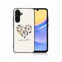 PROTEMIO MY ART Védőburkolat a Samsung Galaxy A15-höz BUTTERFLIES (240)
