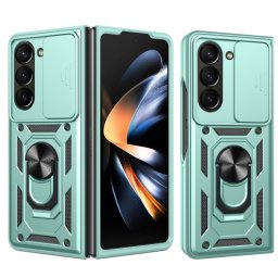 RING KAMERA Borító tartóval Samsung Galaxy Z Fold6 számára 5G zöld