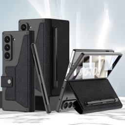 GKK SYNTHETIC Flip tok Samsung Galaxy Z Fold6 5G GRAIN