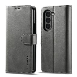 IMEEKE Pénztárcahuzat Samsung Galaxy Z Fold6 készülékhez 5G szürke