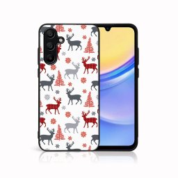 PROTEMIO MY ART Karácsonyi kivitelű borító Samsung Galaxy A15 DEER (068)