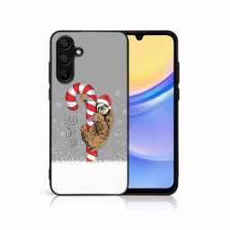 PROTEMIO MY ART Karácsonyi dizájnú borító Samsung Galaxy A15 CANDY (076)