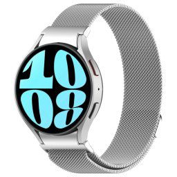 MILANESE Fémszíj a Samsung Galaxyhoz Watch7 (40mm / 44mm) ezüst