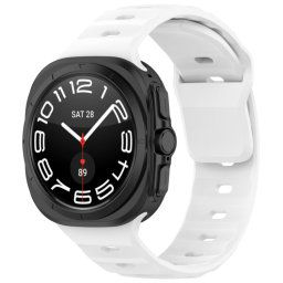 BUTTERFLY Cserélhető szíj a Samsung Galaxyhoz Watch Ultra 47mm fehér