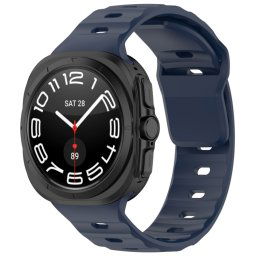 BUTTERFLY Cserélhető szíj a Samsung Galaxyhoz Watch Ultra 47mm sötétkék