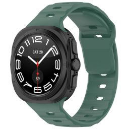 BUTTERFLY Cserélhető szíj Samsung Galaxyhoz Watch Ultra 47mm sötétzöld