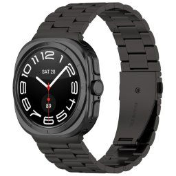 CLASSIC Fém szíj Samsung Galaxyhoz Watch Ultra 47mm fekete