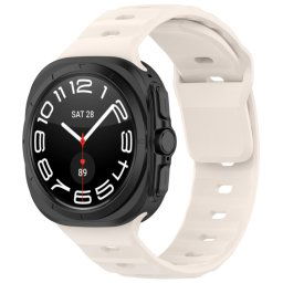 BUTTERFLY Cserélhető szíj a Samsung Galaxyhoz Watch Ultra 47mm bézs