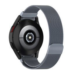 MILANESE Fémszíj a Samsung Galaxyhoz Watch FE szürke