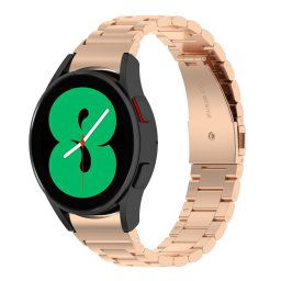 CLASSIC Fém szíj Samsung-hoz Galaxy 7. óra (40mm / 44mm) rózsaszín arany