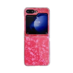 PEARL Védőburkolat a Samsung Galaxy Z Flip7 FE 5G / Flip6 5G RED PINK