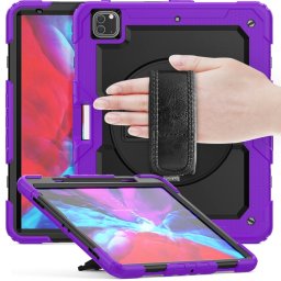 SOLID 360 Tartós burkolat a Apple iPad Pro 13 2024 lila számára