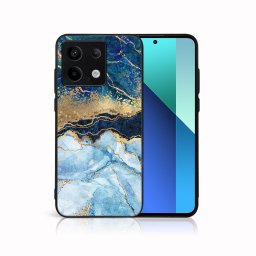 PROTEMIO MY ART Védőburkolat a Xiaomi Redmi-hez Note 13 5G BLUE MARBLE (141)