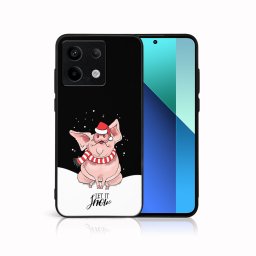PROTEMIO MY ART Karácsonyi dizájnú borító Xiaomi Redmi Note 13 5G HAJJON HÓT (075)